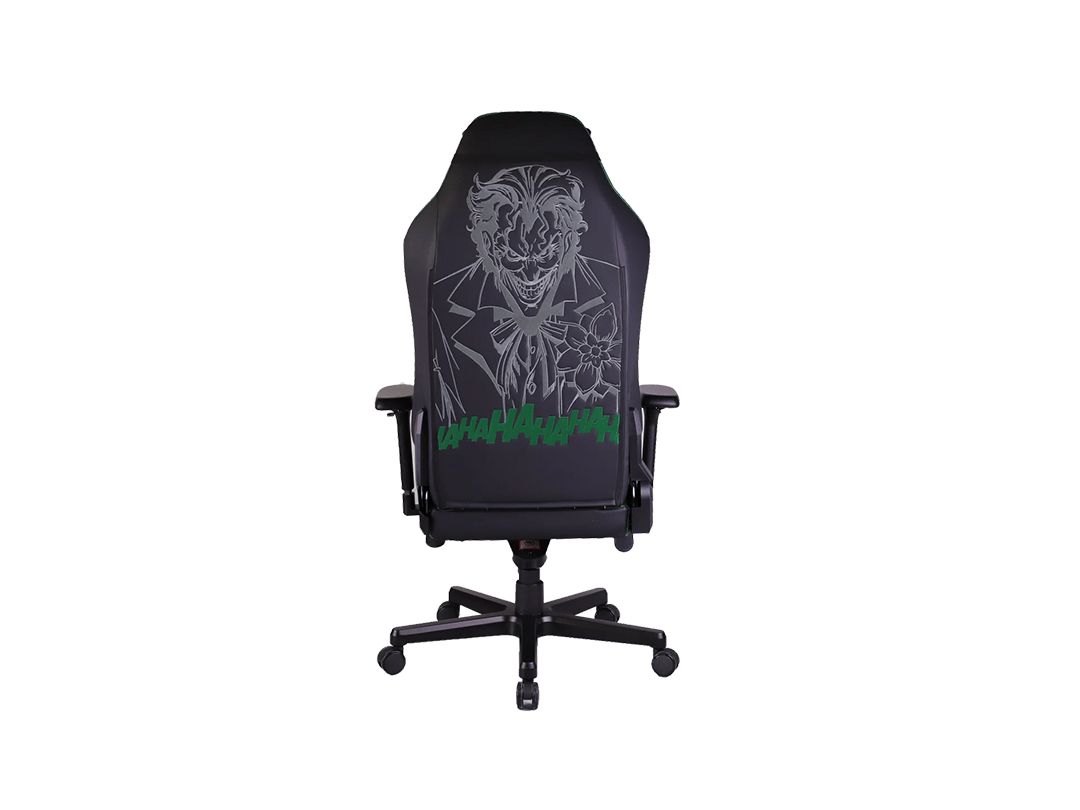 GAMEON x DC Licensed Gaming Chair With Adjustable 4D Armrest & Metal Base - Joker in Qatar GAMEON x DC Licensed Gaming Chair With Adjustable 4D Armrest & Metal Base - Joker in Qatar